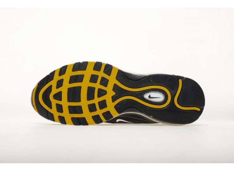 Nike Air Max 97 Gs Fekete Férfi Futó / Fehér-sárga