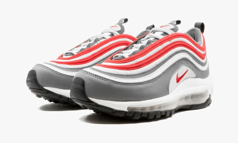 Nike Air Max 97 Gs Férfi / Női Futófüst Szürke / Piros