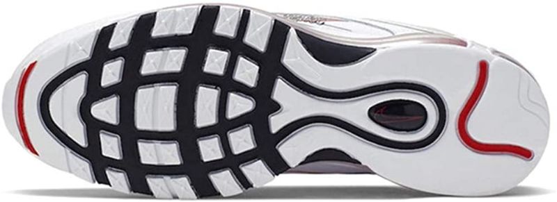 Nike Air Max 97 Gs Script Swoosh Férfi / Női Futó Fehér / Habanero Piros / Fekete