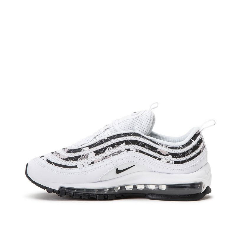 Nike Air Max 97 Lásd Virágos Férfi/női Futó Fehér Fekete