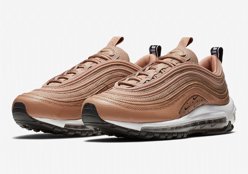 Nike Air Max 97 Lux Férfi / Női Futó Sivatagi Por / Por / Fekete