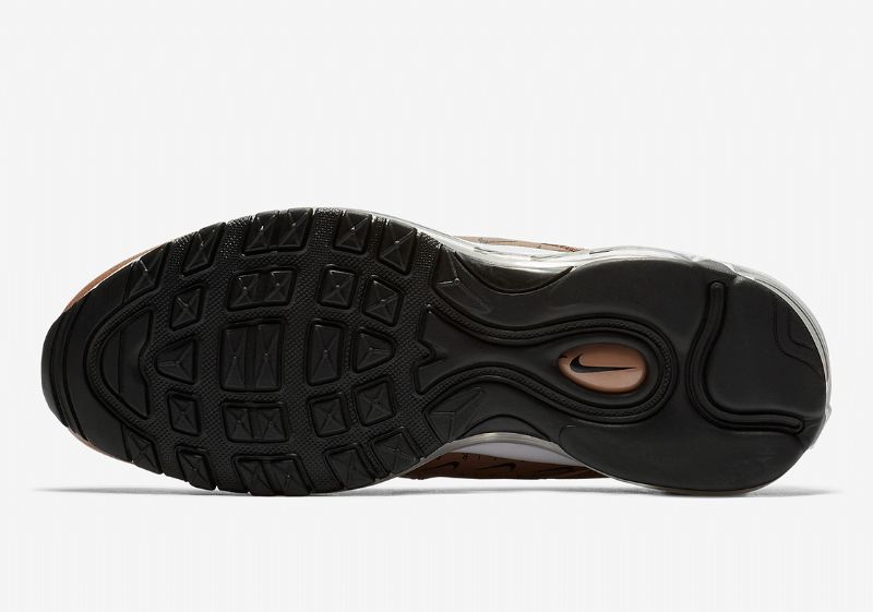 Nike Air Max 97 Lux Férfi / Női Futó Sivatagi Por / Por / Fekete