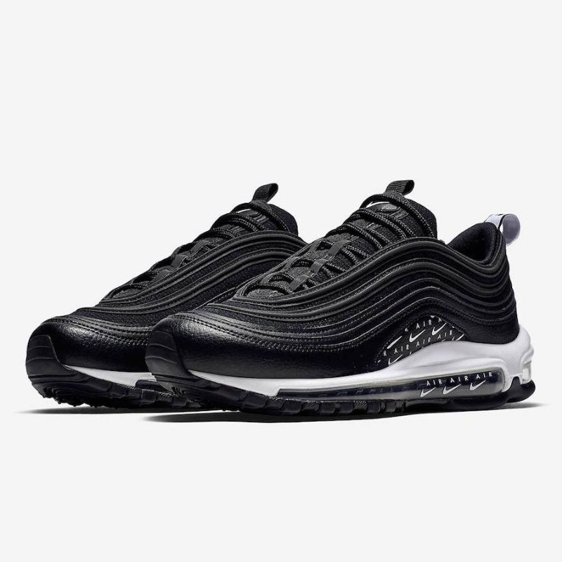 Nike Air Max 97 Lx Férfi / Női Futó Fekete / Fekete-fehér