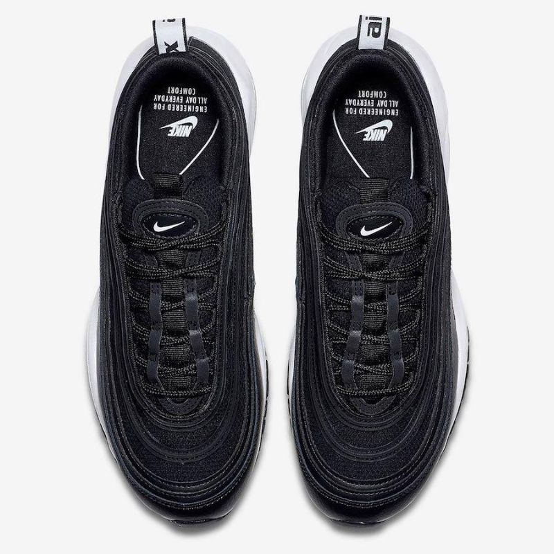 Nike Air Max 97 Lx Férfi / Női Futó Fekete / Fekete-fehér