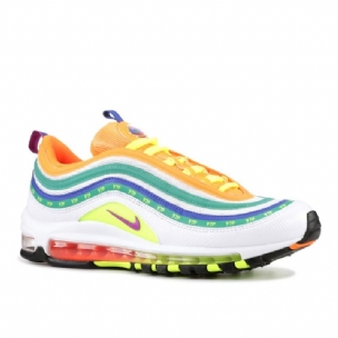 Nike Air Max 97 Marathon Férfi / Női Futó Fehér / Narancs