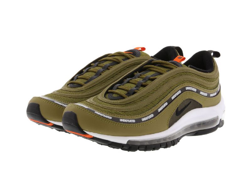 Nike Air Max 97 Militia Zöld Férfi / Női Futó / Fekete / Narancs Blaze / Fehér
