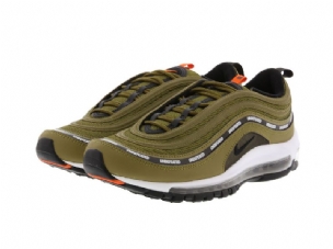 Nike Air Max 97 Militia Zöld Férfi / Női Futó / Fekete / Narancs Blaze / Fehér