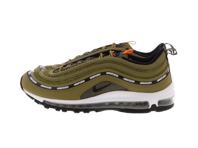 Nike Air Max 97 Militia Zöld Férfi / Női Futó / Fekete / Narancs Blaze / Fehér