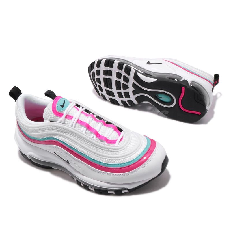 Nike Air Max 97 Női Marathon Női Futó Fehér Rózsaszín Aurora Zöld