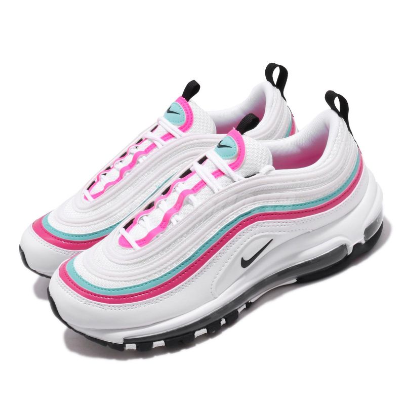 Nike Air Max 97 Női Marathon Női Futó Fehér Rózsaszín Aurora Zöld