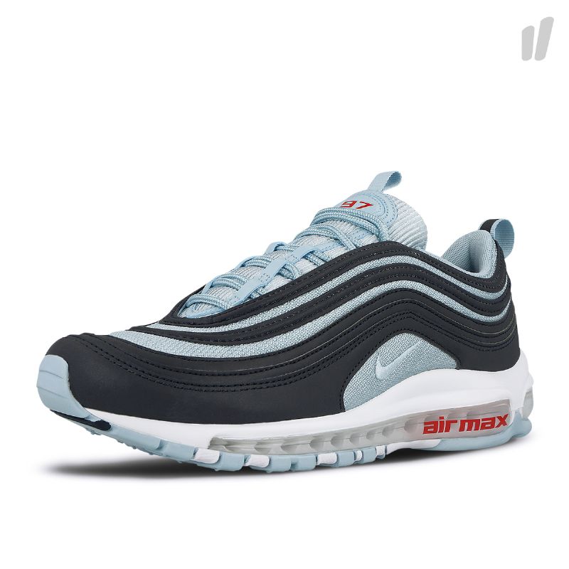 Nike Air Max 97 Ocean Bliss Férfi Futó Sötét Obszidián / Bliss-egyetem Vörös