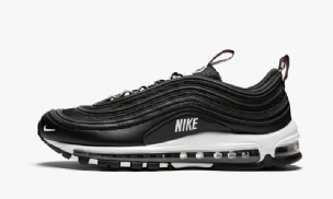 Nike Air Max 97 Premium Férfi Futó Fekete / Fehér-varsity Piros