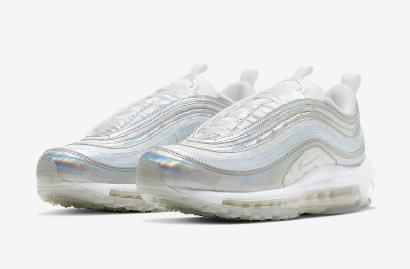Nike Air Max 97 Premium Férfi / Női Futó Spangle / Fehér / Irizáló