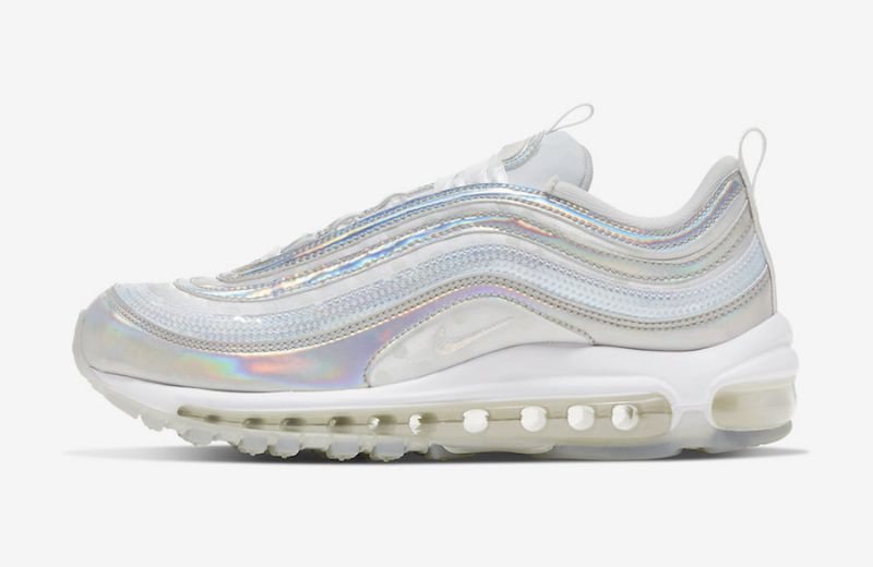 Nike Air Max 97 Premium Férfi / Női Futó Spangle / Fehér / Irizáló