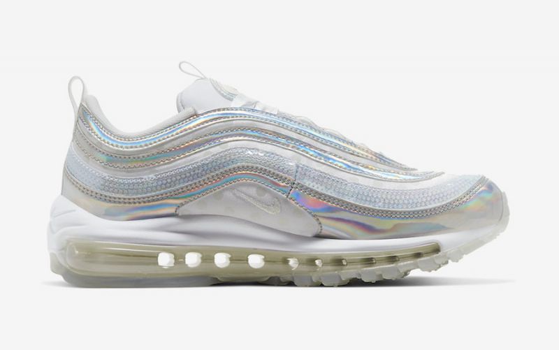 Nike Air Max 97 Premium Férfi / Női Futó Spangle / Fehér / Irizáló