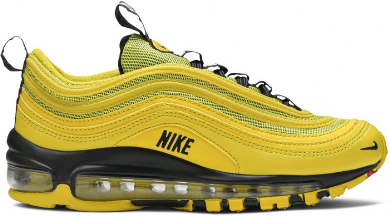 Nike Air Max 97 Premium Férfi / Női Futólámpa Citrom / Fekete /
