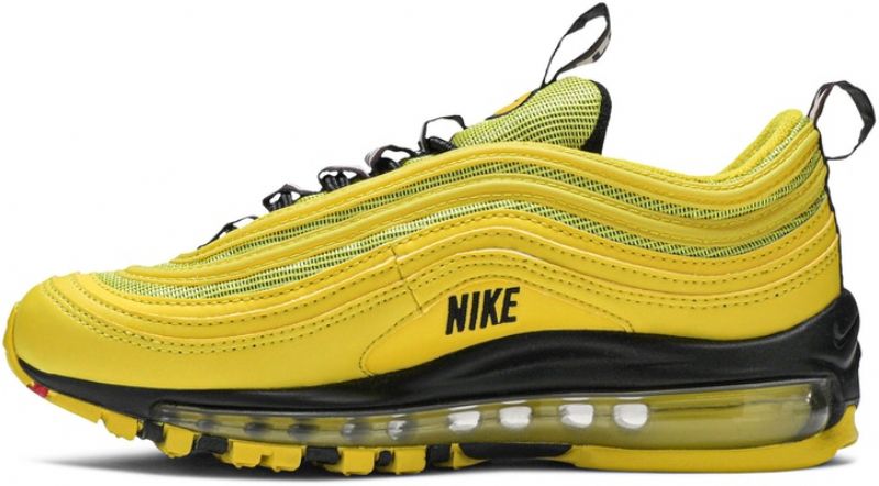 Nike Air Max 97 Premium Férfi / Női Futólámpa Citrom / Fekete /