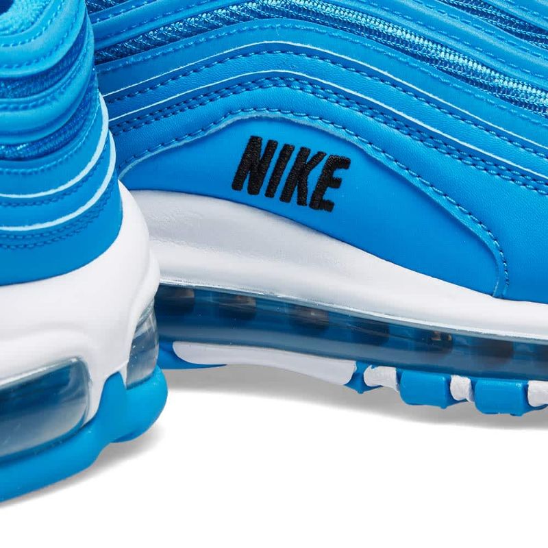 Nike Air Max 97 Premium Kék Hero Férfi/női Futó Kék Fehér Fekete Piros