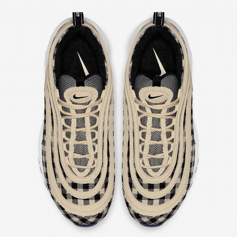 Nike Air Max 97 Premium Marathon Férfi / Női Running Light Krém / Fekete-sail