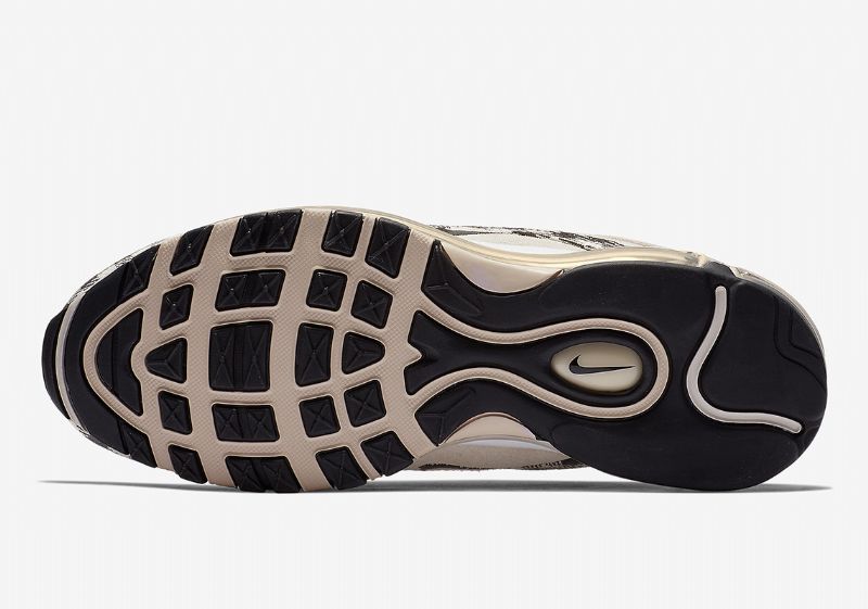Nike Air Max 97 Premium Marathon Férfi / Női Running Light Krém / Fekete-sail
