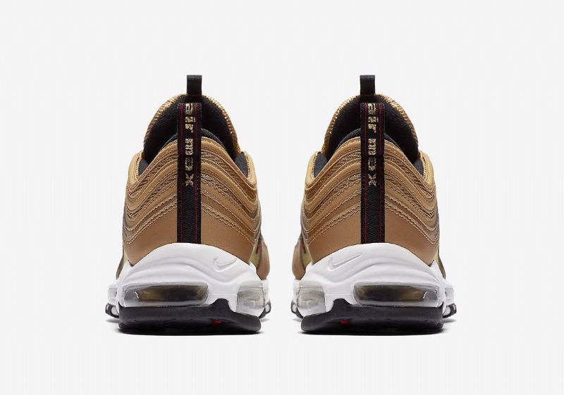 Nike Air Max 97 Qs Marathon Férfi/női Futó Metallic Gold