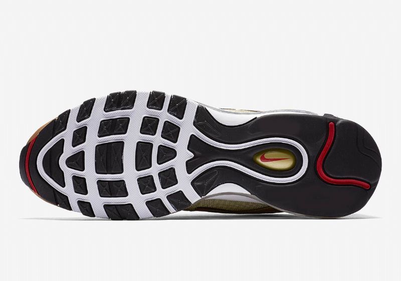 Nike Air Max 97 Qs Marathon Férfi/női Futó Metallic Gold