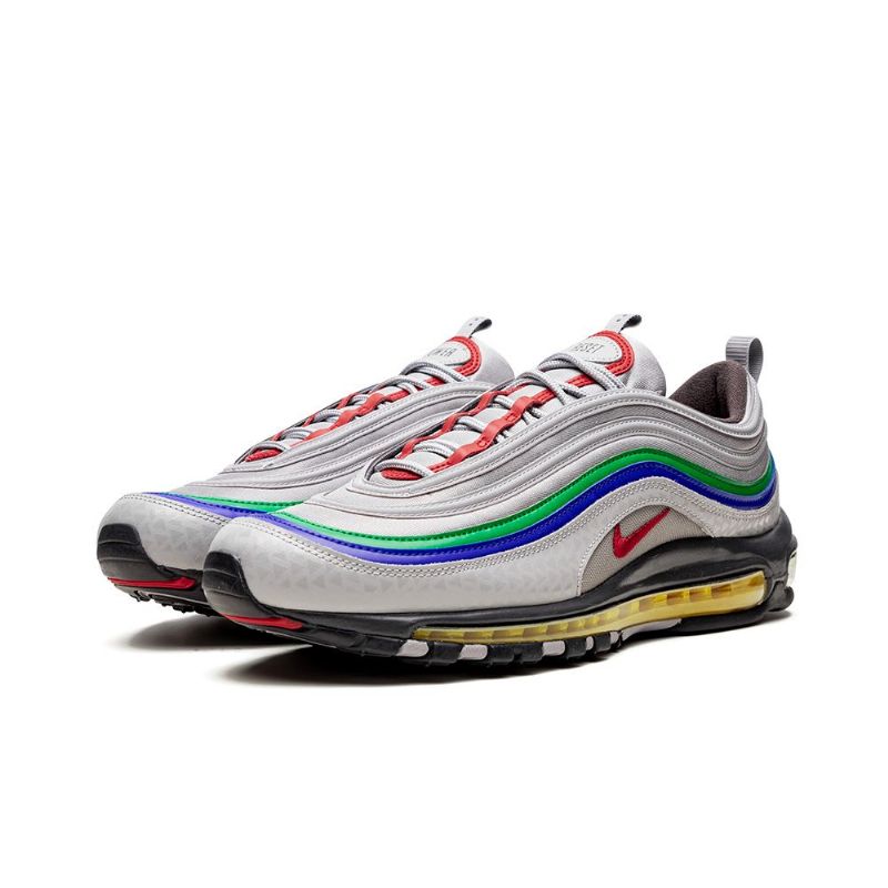 Nike Air Max 97 Qs Nintendo 64 Férfi / Női Futóatmoszféra Szürke / Habanero Piros