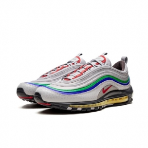 Nike Air Max 97 Qs Nintendo 64 Férfi / Női Futóatmoszféra Szürke / Habanero Piros