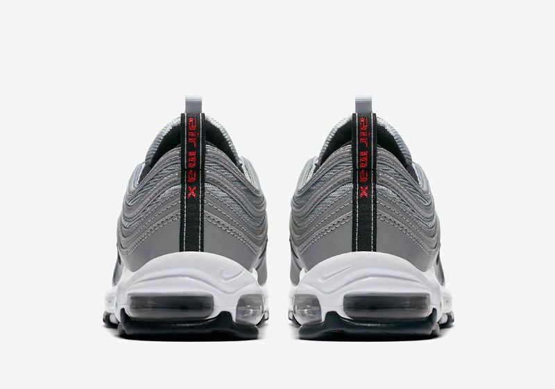 Nike Air Max 97 Reflect Ezüst Férfi / Női Futó / Tiszta Platina-wolf Szürke-fekete