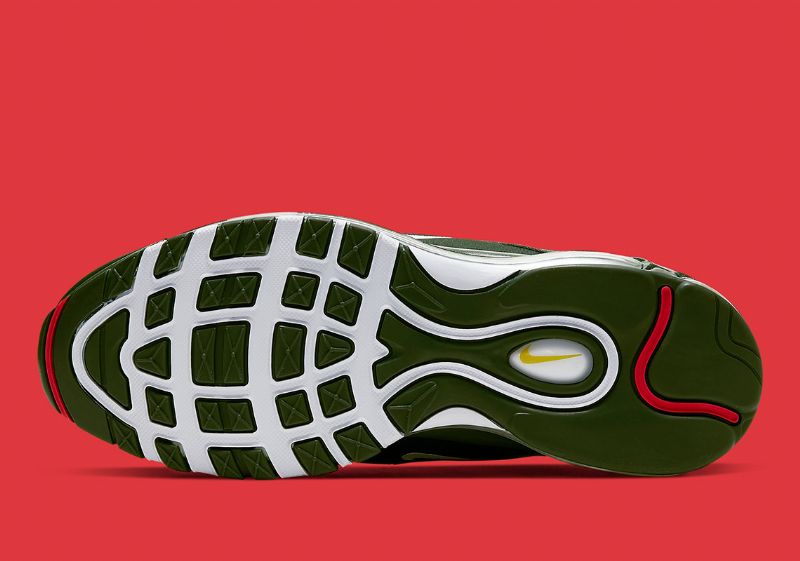Nike Air Max 97 See Férfi Futó Fehér / Dinamikus Sárga-örökzöld