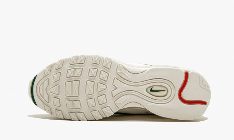 Nike Air Max 97 Undftd Fehér Férfi / Női Futóvitorla / Fehér-gorge Zöld-speed Piros