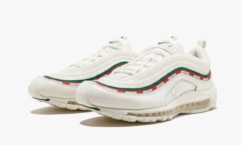 Nike Air Max 97 Undftd Fehér Férfi / Női Futóvitorla / Fehér-gorge Zöld-speed Piros