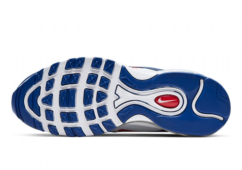 Nike Air Max 97 Usa Férfi / Női Futó Piros / Fehér-kék