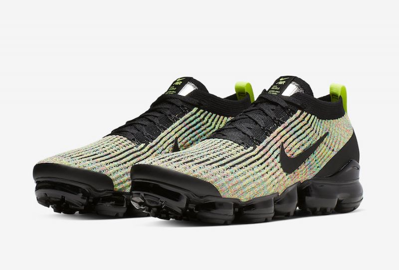 Nike Air Vapormax 3.0 Férfi / Női Futó Fekete / Fekete-volt-kék Lagúna-racer Rózsaszín-electro Zöld