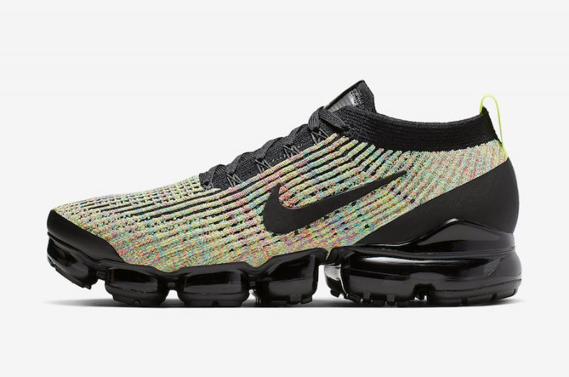 Nike Air Vapormax 3.0 Férfi / Női Futó Fekete / Fekete-volt-kék Lagúna-racer Rózsaszín-electro Zöld