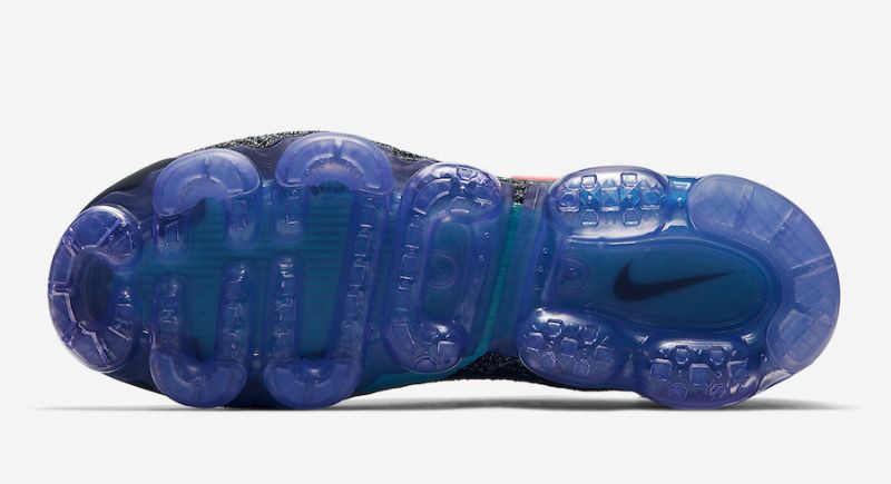 Nike Air Vapormax Flyknit 2 Férfi Futó Fekete / Meleg Ütés-fehér-poros Kaktusz