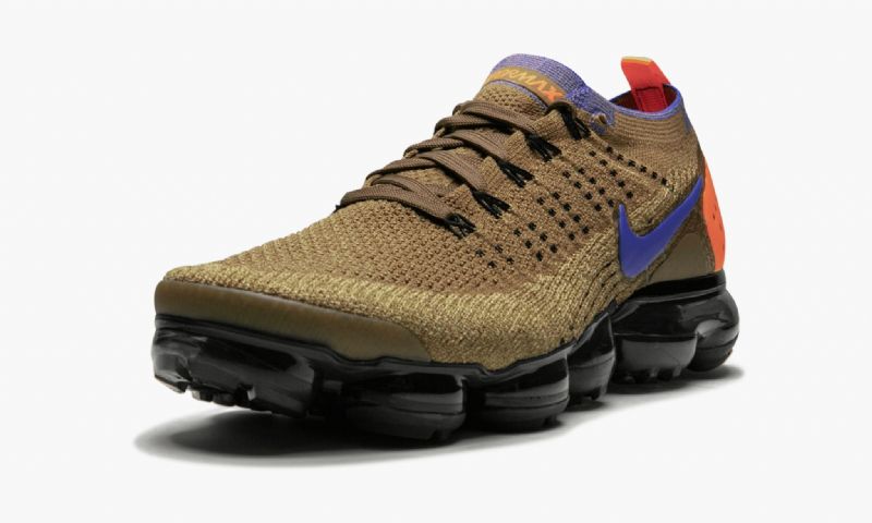 Nike Air Vapormax Flyknit 2 Férfi Running Golden Bézs / Racer Kék