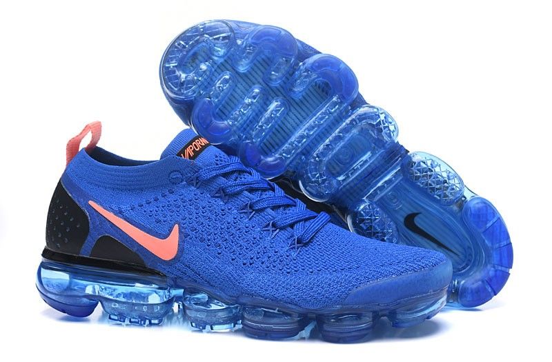 Nike Air Vapormax Flyknit 2.0 Férfi Futó Királykék / Narancs-fekete