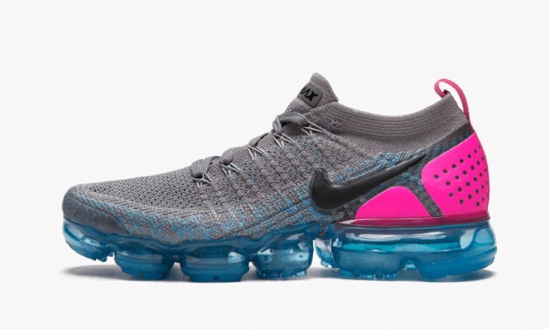 Nike Air Vapormax Flyknit 2.0 Férfi / Női Futó Gunsmoke / Kék Orbit-rózsaszín