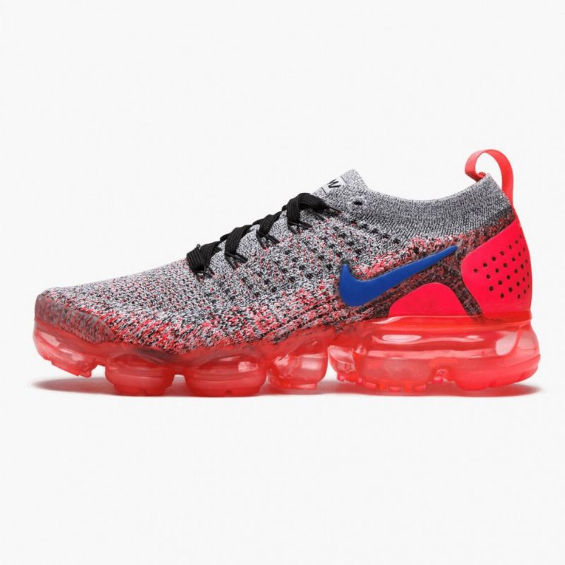 Nike Air Vapormax Flyknit 2.0 Női Futószürke / Ultramarin-forró Ütés