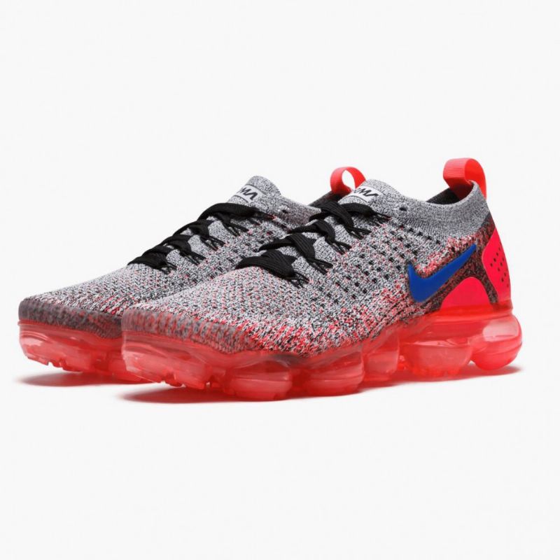 Nike Air Vapormax Flyknit 2.0 Női Futószürke / Ultramarin-forró Ütés