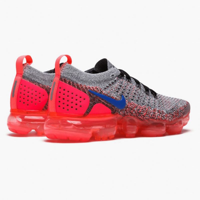 Nike Air Vapormax Flyknit 2.0 Női Futószürke / Ultramarin-forró Ütés