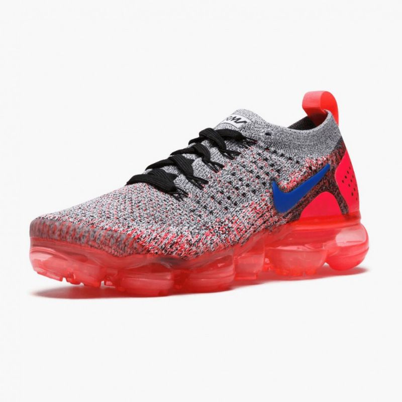 Nike Air Vapormax Flyknit 2.0 Női Futószürke / Ultramarin-forró Ütés