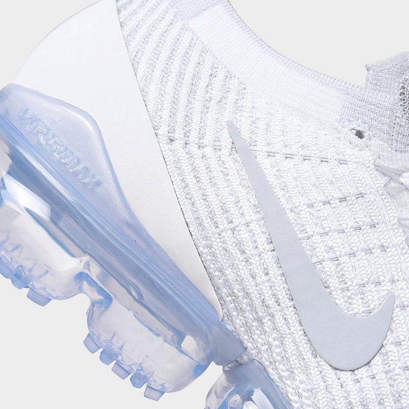 Nike Air Vapormax Flyknit 3 Férfi / Női Futó Fehér / Tiszta Platinaszürke Köd-cerulean