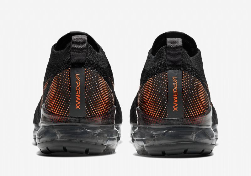 Nike Air Vapormax Flyknit 3 Férfi / Női Futó Fekete / Sötét Füstszürke / Teljes Narancs
