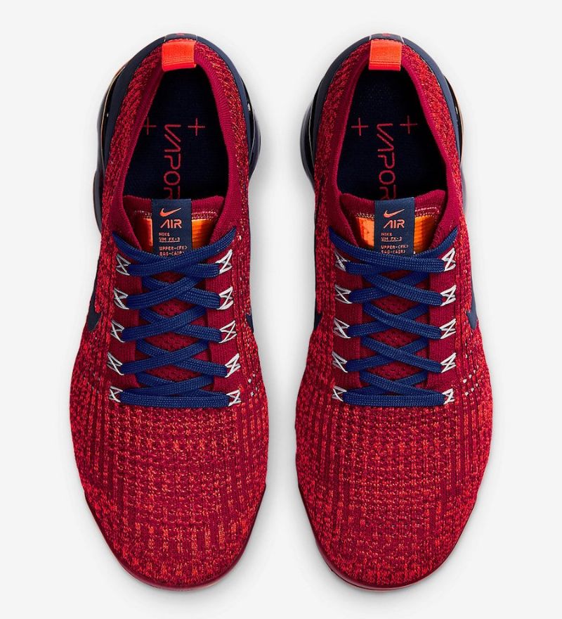 Nike Air Vapormax Flyknit 3 Férfi/női Futó Noble Piros / Kék Void-light Armory Kék