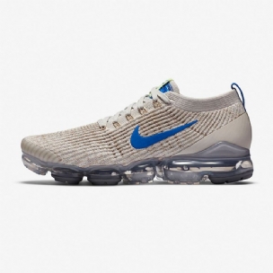 Nike Air Vapormax Flyknit 3 Férfi / Női Futófény Csont / Khaki / Húr / Játék Royal