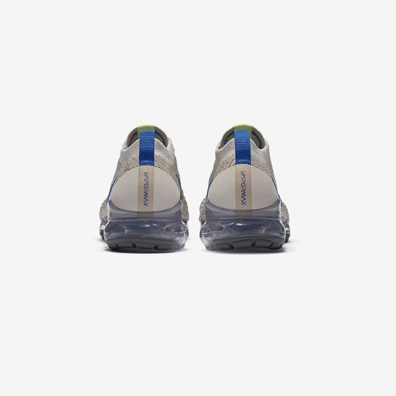 Nike Air Vapormax Flyknit 3 Férfi / Női Futófény Csont / Khaki / Húr / Játék Royal