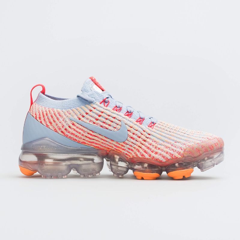 Nike Air Vapormax Flyknit 3 Női Futó Hidrogén Kék / Narancssárga Pulzus / Piros Pálya