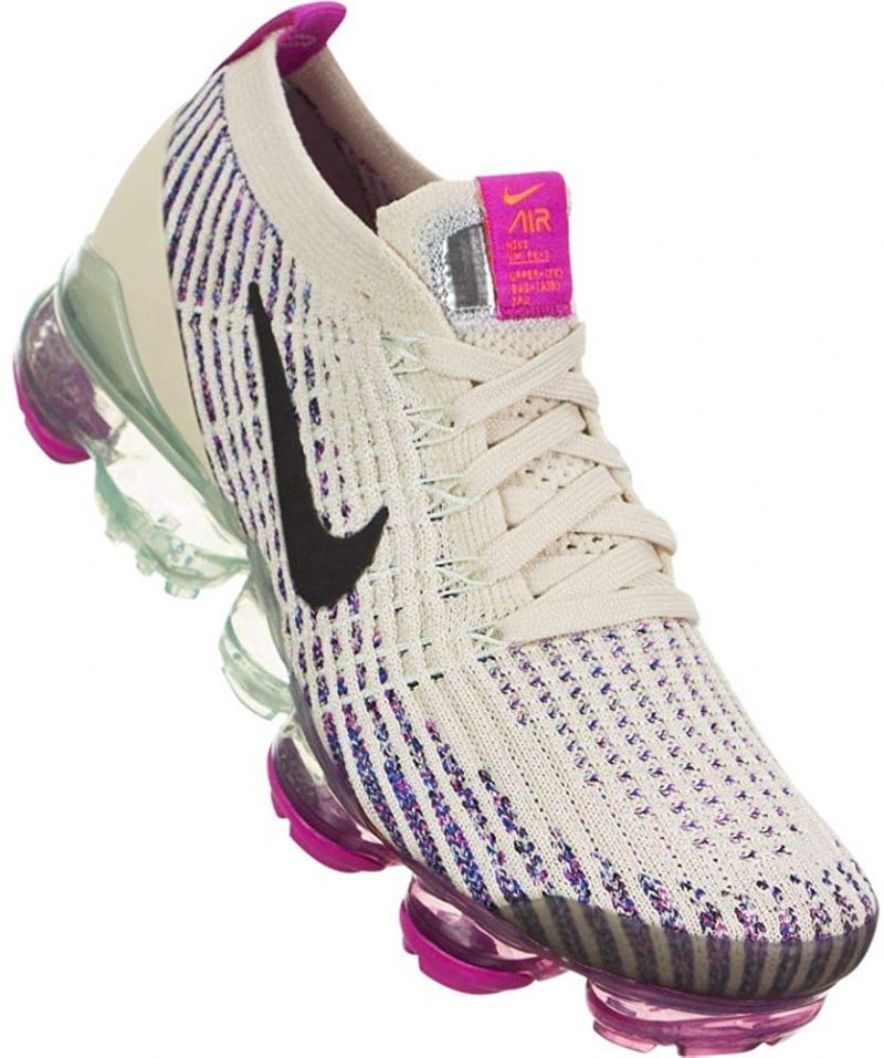 Nike Air Vapormax Flyknit 3 W Női Futó Fosszilis Rózsaszín Kék